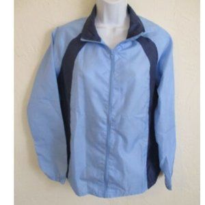 The Paragon Lightweight Windbreaker Size Small 2 Tone Blue